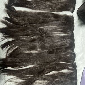 Luxurious dark brown Hair Extensions